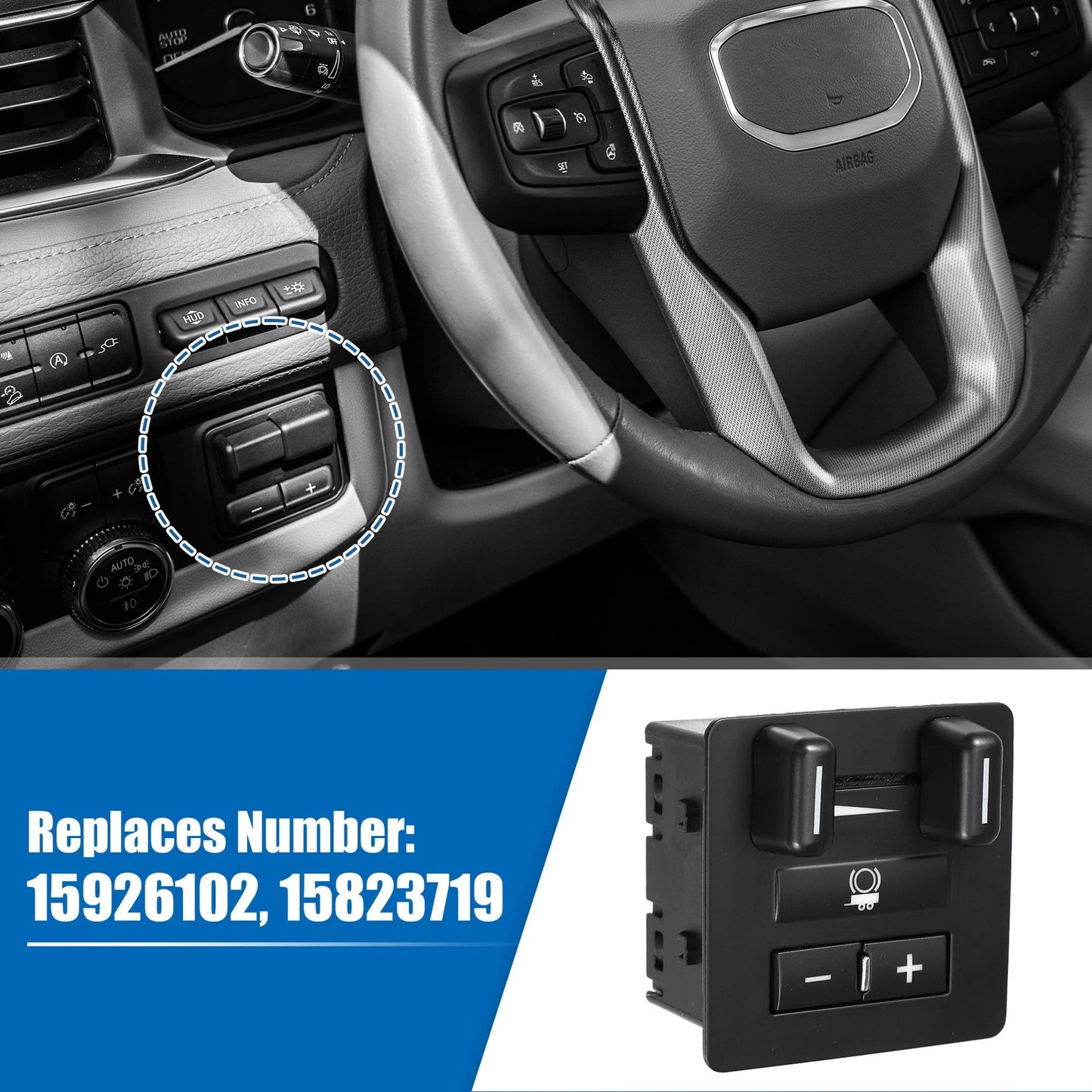 Trailer Brake Control Switch Assembly for Chevy Silverado Tahoe GMC