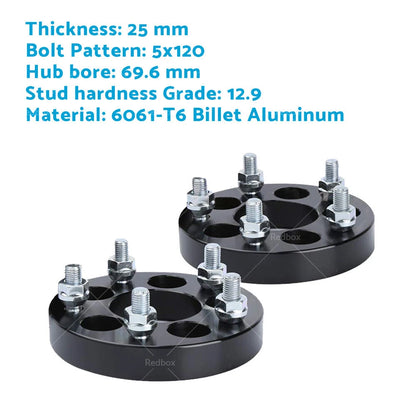 25mm Bolt-On Wheel Spacers for Holden Commodore VB-VZ