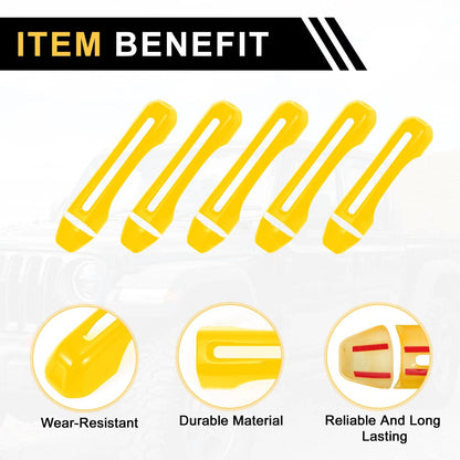 Door Tailgate Handle Cover for Jeep Gladiator JT (2020-2021) Yellow