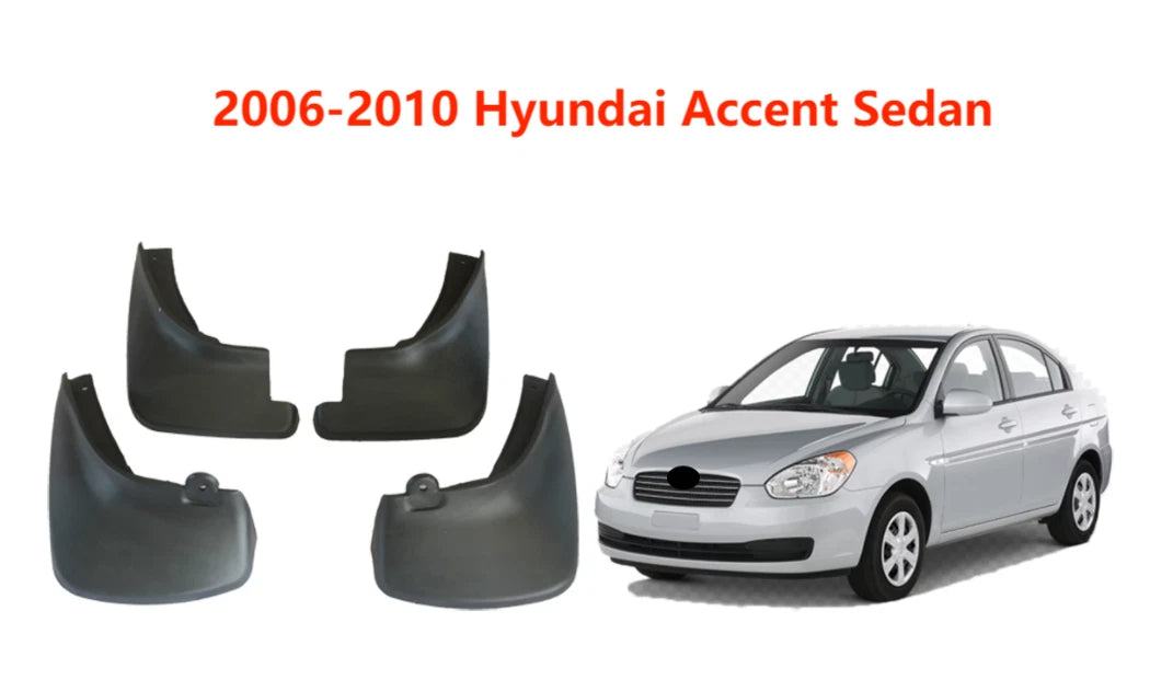 Mud Flaps for 2006-2010 Hyundai Accent Sedan 4DR (2006-2010)