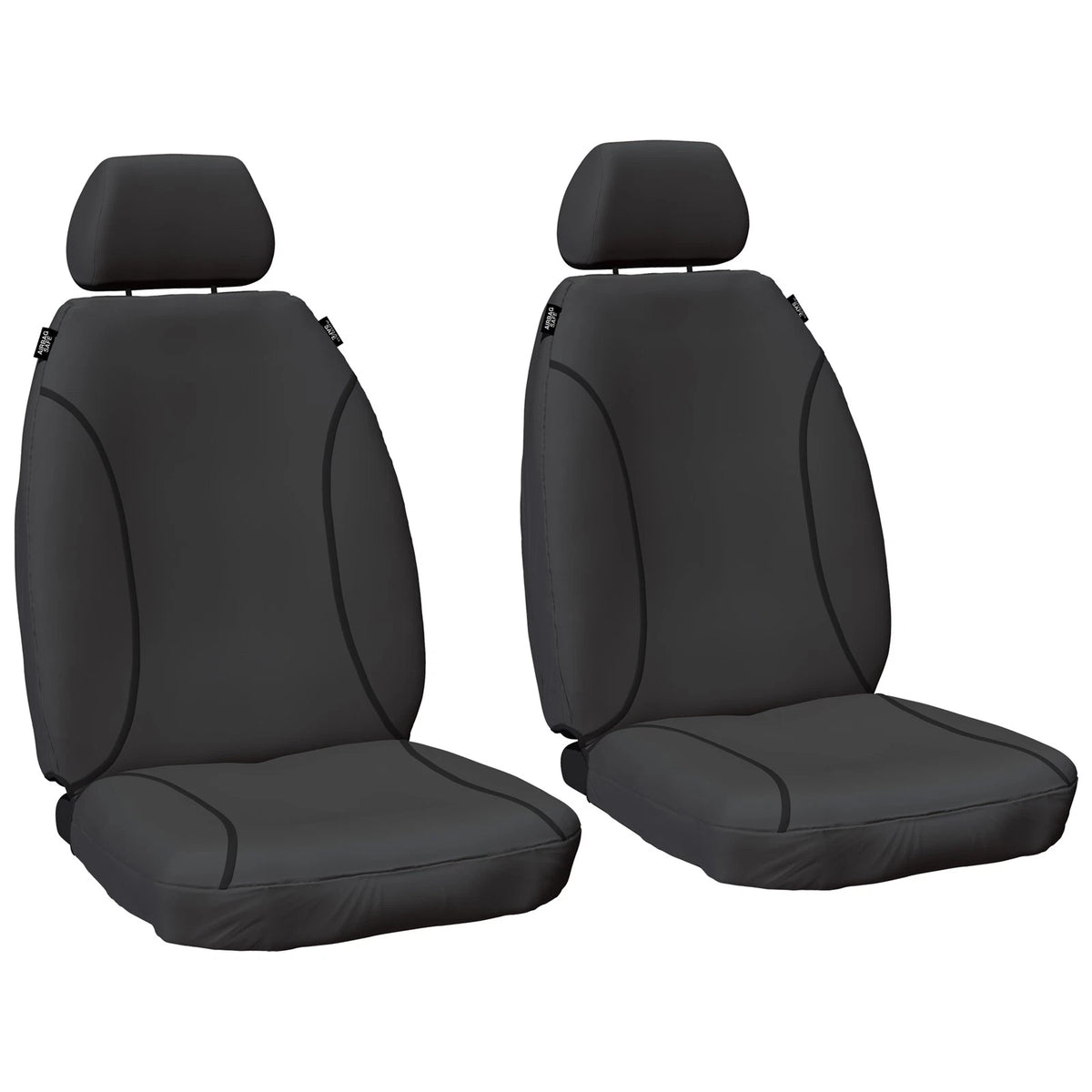 Front & Rear H/D Canvas Car Seat Covers for Toyota Hilux TGN16 (2005–2015)