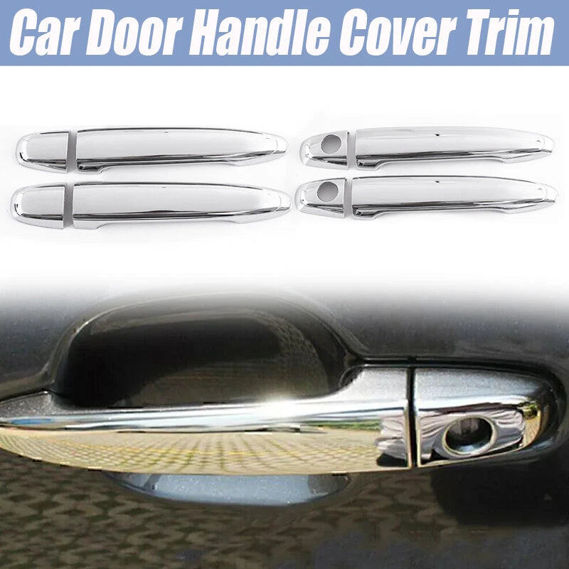 Chrome 4 Door Handle Covers for 2005-2015 Toyota Tacoma & 2003-2009 4Runner Set