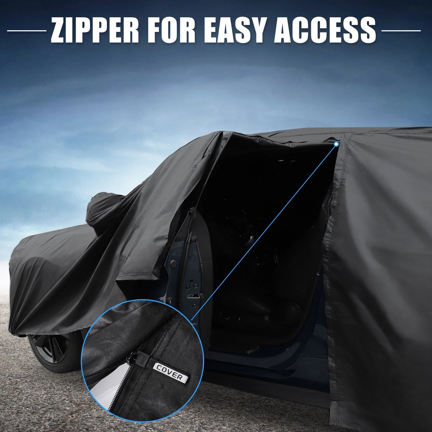 Waterproof 210D-PU Oxford Car Cover for Toyota Highlander (2014-2023)