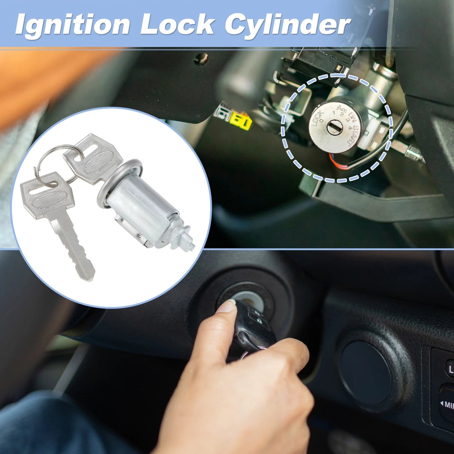 Ignition Lock Cylinder  Keys for Ford Bronco (1966-1979)