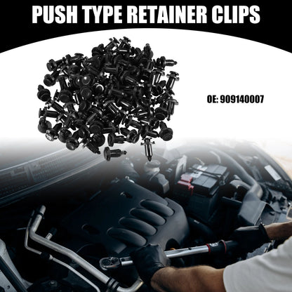 100 Pcs Push Type Retainer Clips for Subaru Ascent (2019-2023)