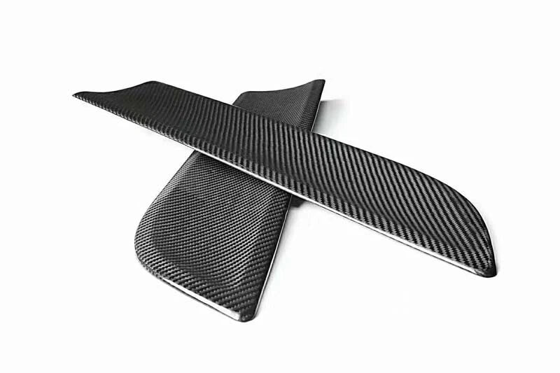 Carbon Fiber Side Door Body Guard Moulding Cover Trim For Porsche Macan 2014-22