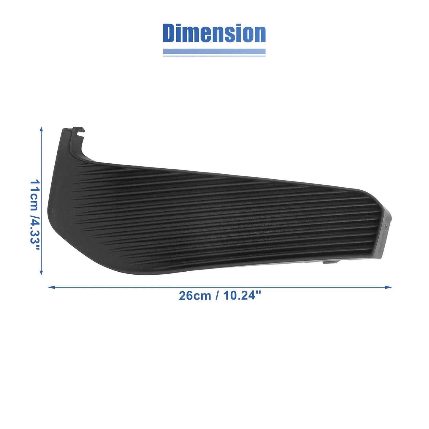 Front Left Fog Light Grille Cover Trim for Chevy Malibu (2016-2018)