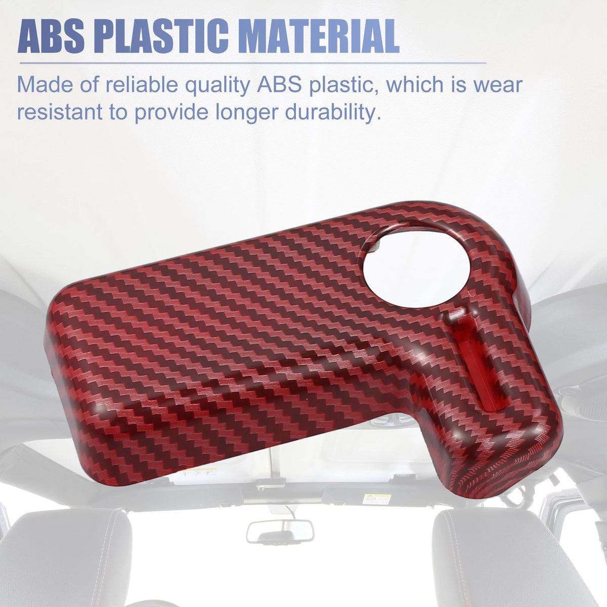 4 x Car Hardtop Roof Removal Switch Handle Covers for Jeep Wrangler (07-17)