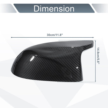 Carbon Fiber Door Mirror Cover Caps for BMW X5 F15 X6 F16 X3 F25 X4 (2014-2020)