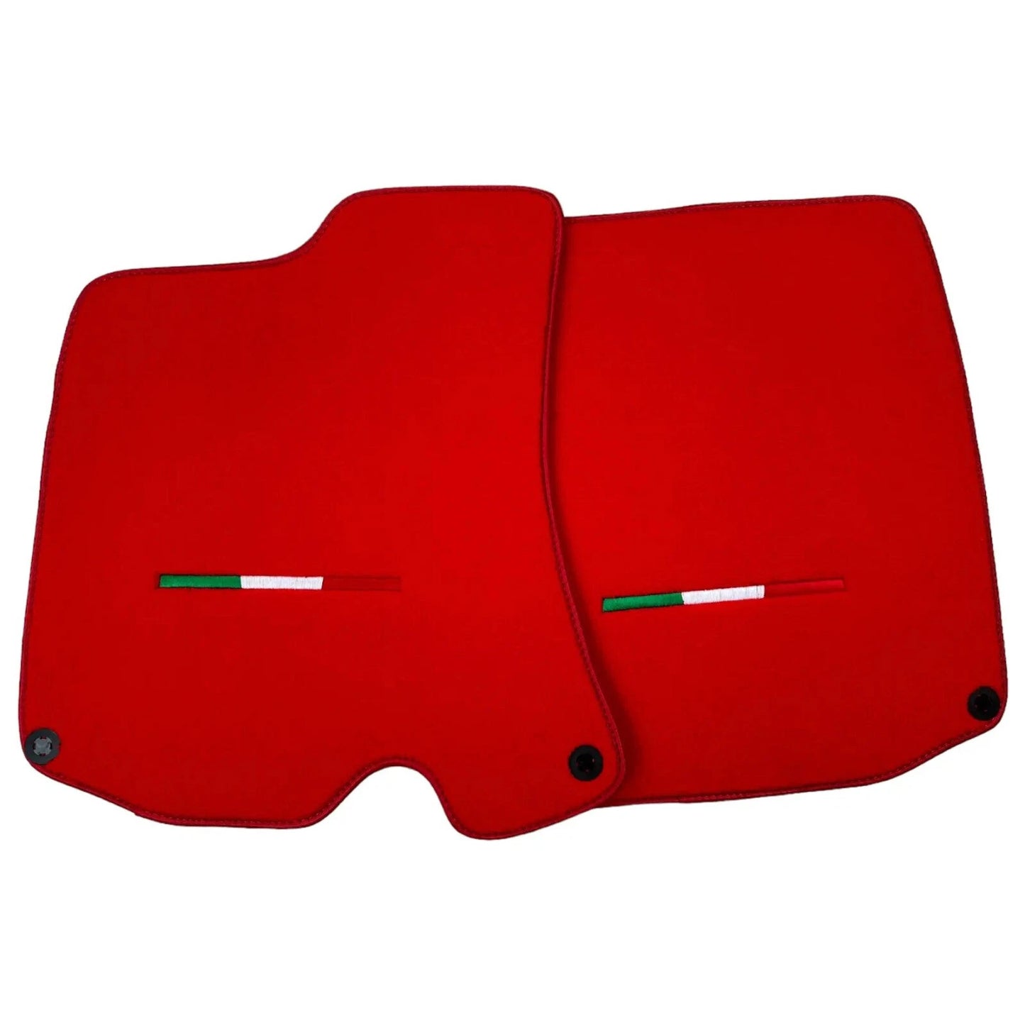 Red Floor Mats for Ferrari Roma (2021-2024) - AutoWin Brand Italian Edition
