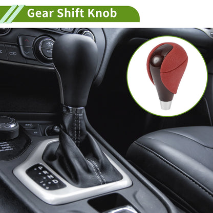 Automatic Gear Shift Knob for Lexus ES350 (2007-2015) - Red Brown Faux Leather