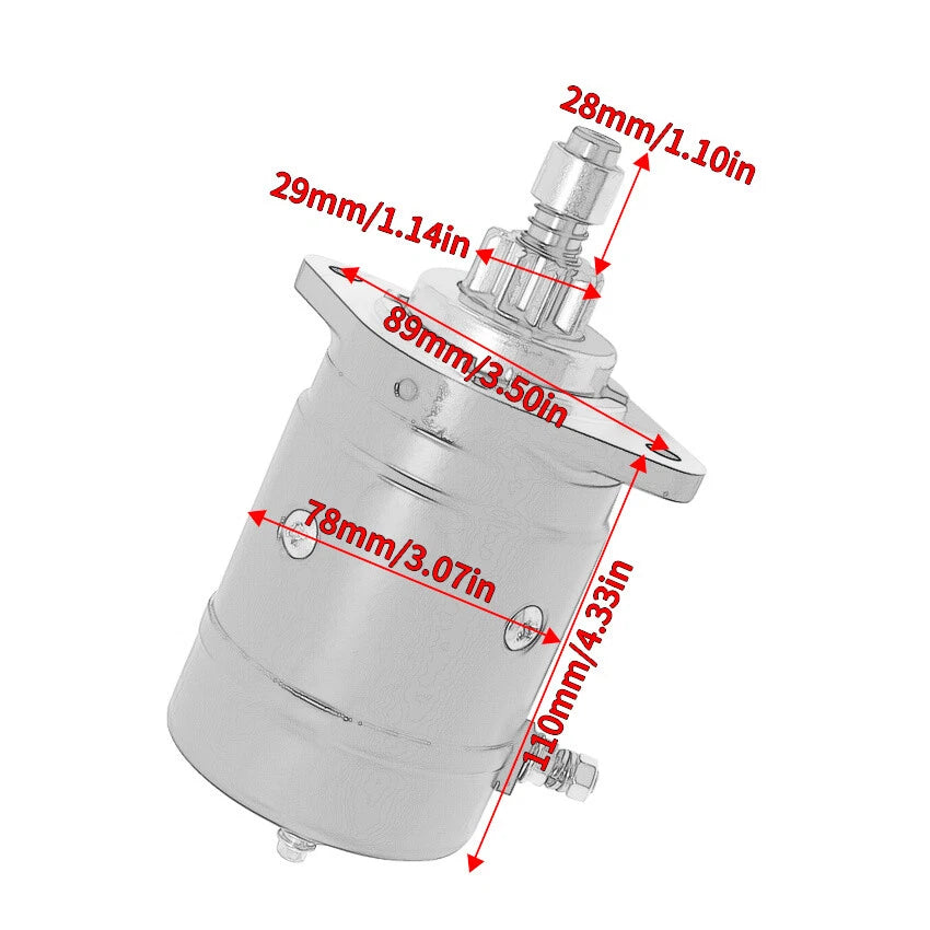 Starter for Nissan Tohatsu 25 30HP NS25 NS30 M25 M30 (1992-2003)