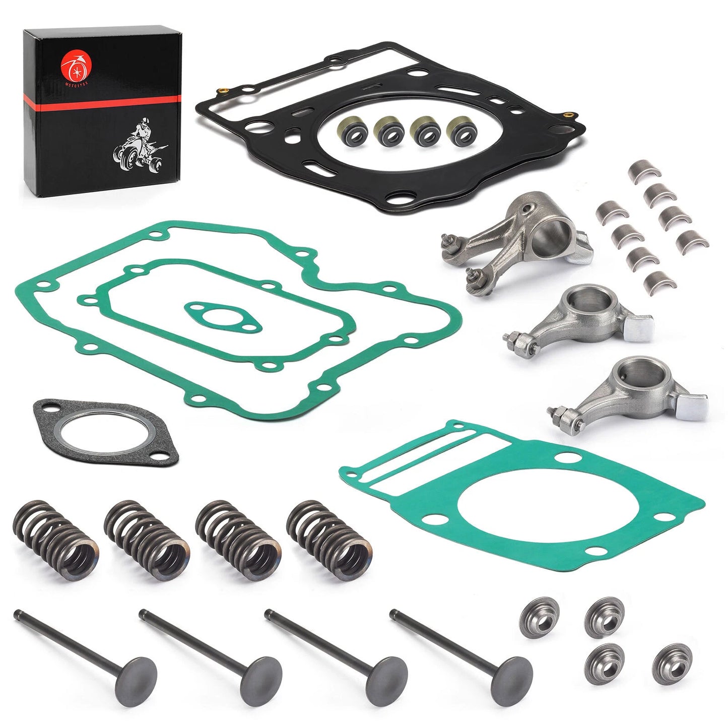 Rocker Arm & Intake Exhaust Valve Kit for Polaris Sportsman 500 4x4 6x6 (1996–2014)