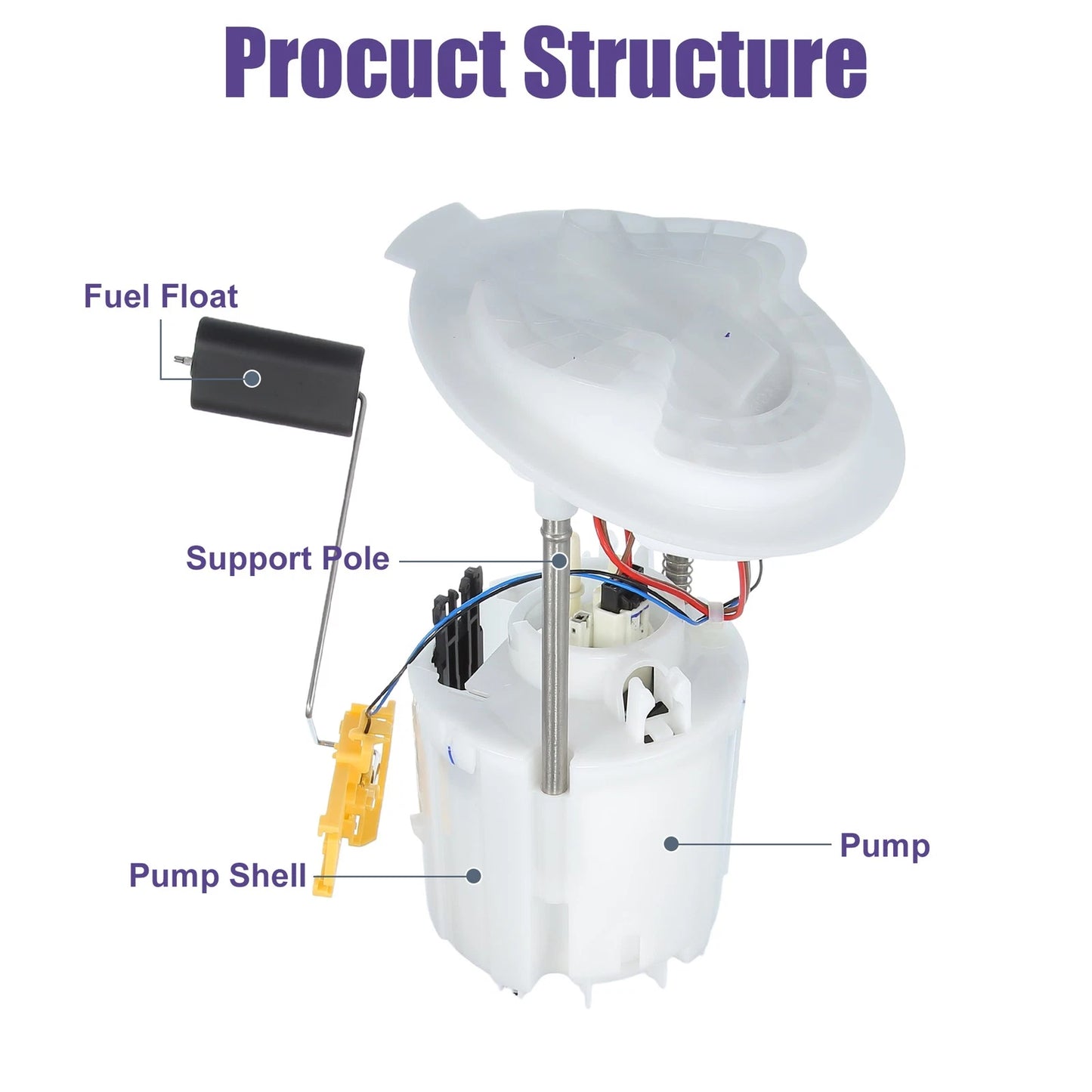 Electric Fuel Pump Module Assembly for Dodge Charger 5.7L (2007-2015)