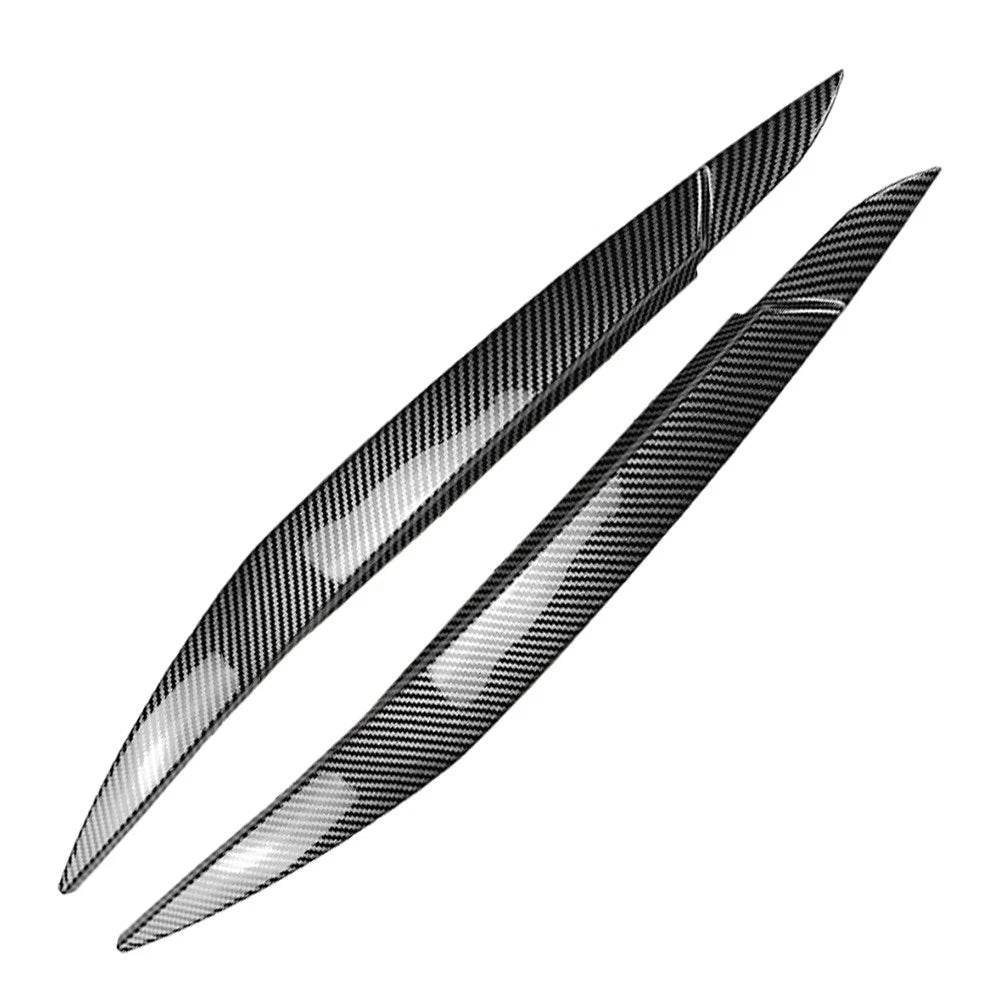 Carbon Headlight Eyebrow Covers for BMW X6 E71 E72 X6M X5M E70 (2008-2019)