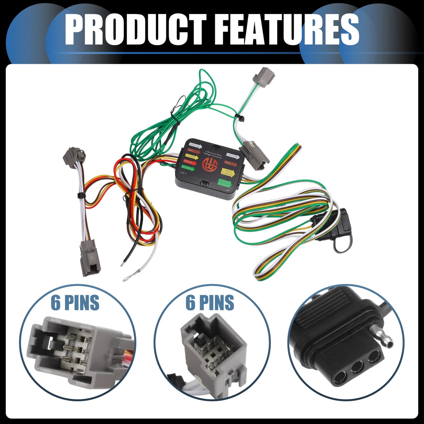 4-Pin Trailer Wiring Harness Kit for Ford Explorer (2020-2022)