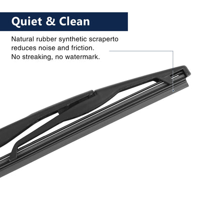 Arm Set 265mm 10 Inch Rear Windshield Wiper Blade for Dodge Nitro (2007-2009)