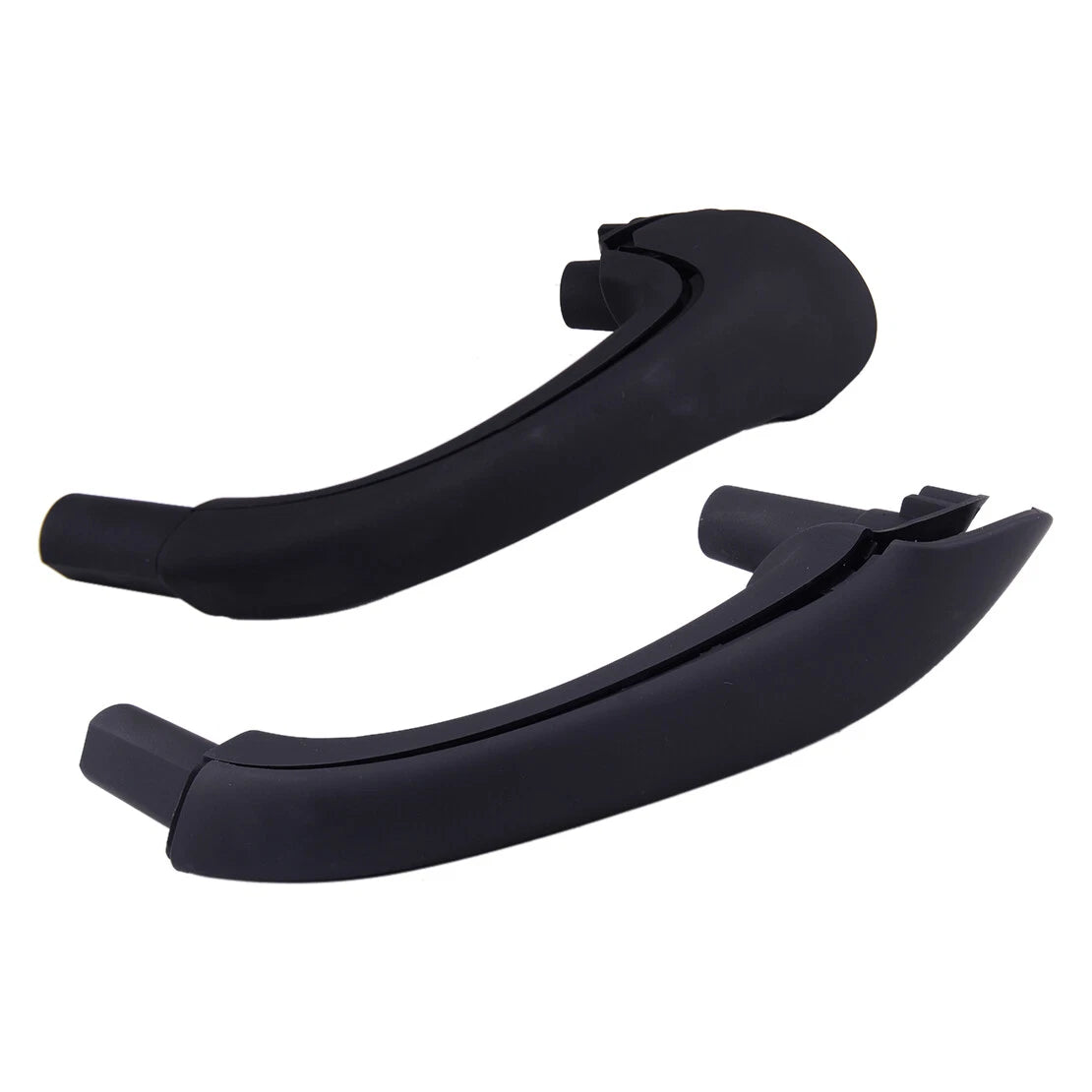Front Pair Grip Door Pull Handles Black for Mercedes C Class W203 (03-07)