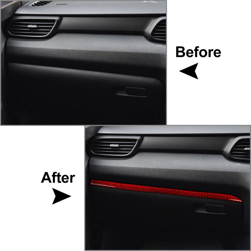 Glove Box Panel Cover Trim Strip for Hyundai Veloster JS (2019-2023)