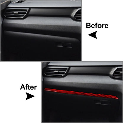 Glove Box Panel Cover Trim Strip for Hyundai Veloster JS (2019-2023)