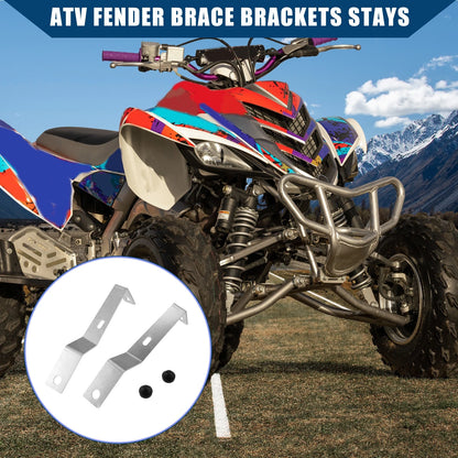 Rear Fender Brace Brackets Stays 1 Pair for Yamaha Banshee (1987–2006)