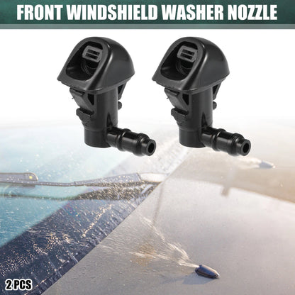 2 x Windshield Wiper Washer Nozzles for Honda Odyssey (2011-2013)