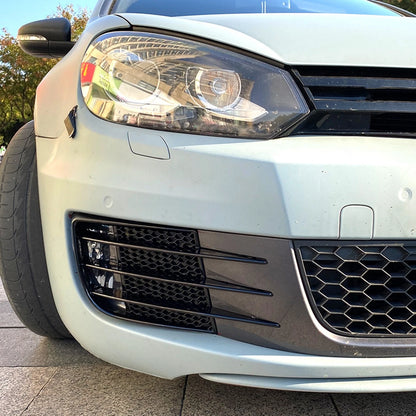2 x Front Air Vent Covers for VW Golf 6 MK6 GTI GTD (2008-2013)