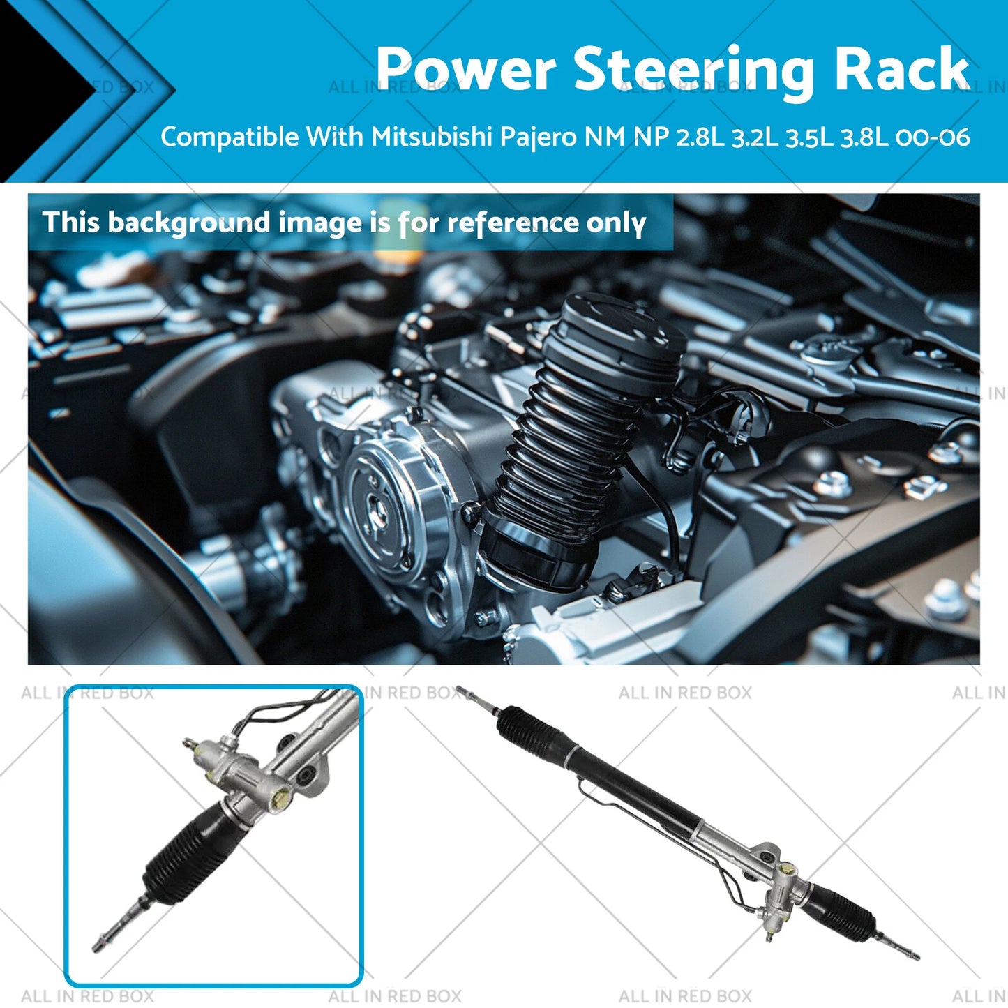 Power Steering Rack for Mitsubishi Pajero NM NP 2.8 3.2 3.5 3.8 (2000-2006)