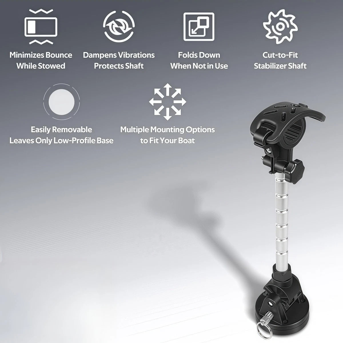 Trolling Motor Stabilizer Mount for Minn Kota Terrova Ulterra