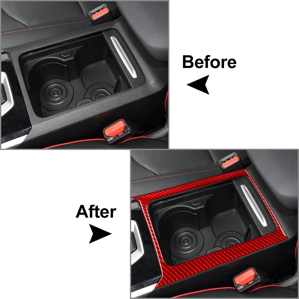 Cup Holder Panel Cover for Kia Forte Cerato K3 (2019-2023) Red