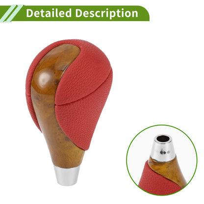 Automatic Gear Shift Knob for Lexus ES350 2007-2015 - Plastic Faux Leather Red