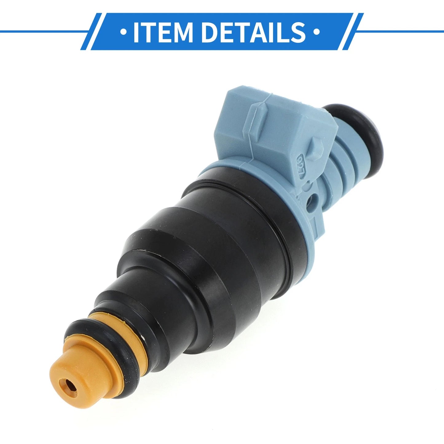 Fuel Injector 1 x No.0280150947 for Ford F-250 7.5 (1991-1995) Black