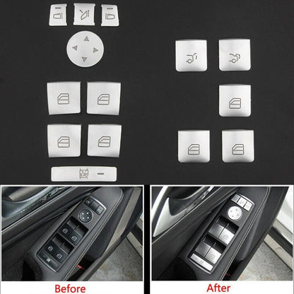 Button Switch Trim Accessories for Mercedes W204/W212 (2007–2013)