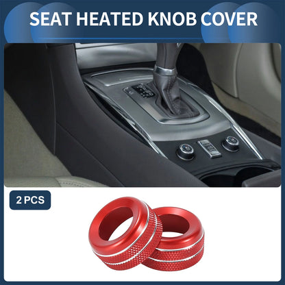 Seat Heated Switch Knob Cover Ring for Infiniti G37 (2007 - 2013) Red