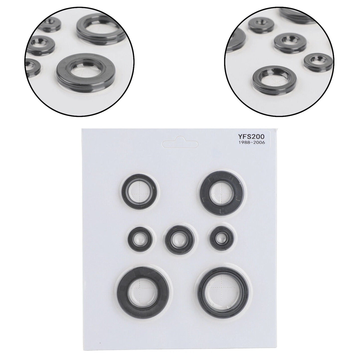 7pc Shaft Seal Set for Yamaha Blaster YFS200 (1988-2006)