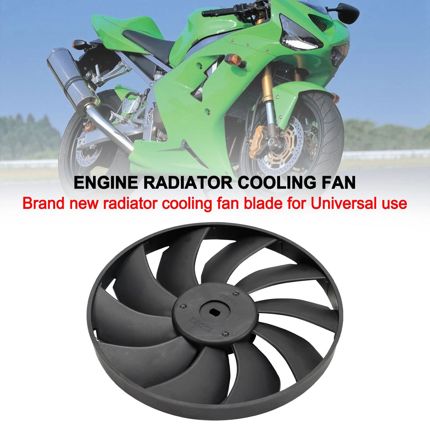 Radiator Fan Blade for Kawasaki Ninja ZX-6R, ZX-10R (2007-2011)