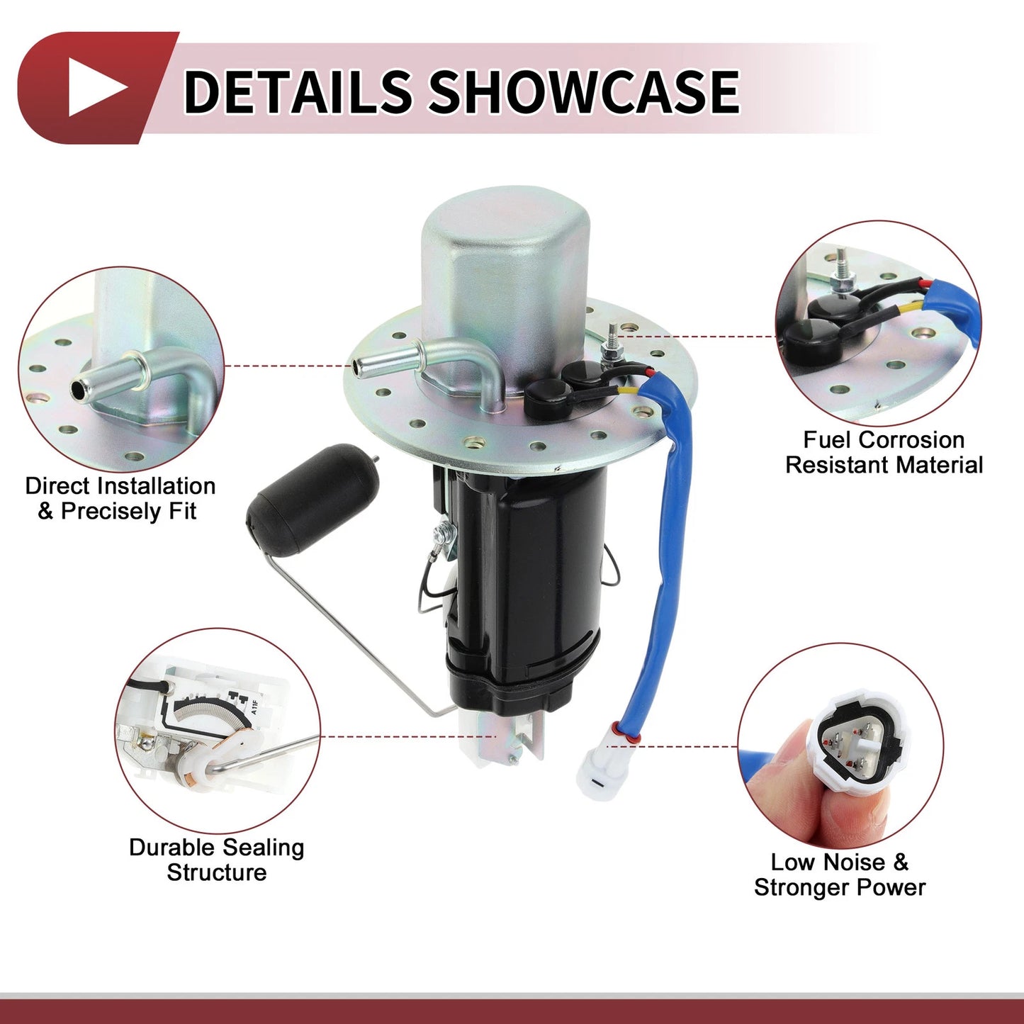 Electric Fuel Pump Assembly for Suzuki GSXR1000 GSX-R1000 (2005-2006)
