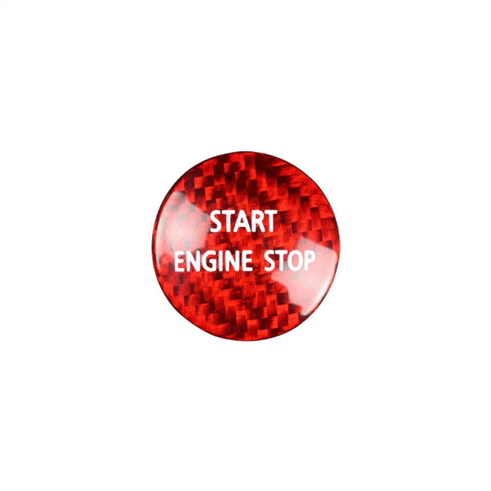 Carbon Fiber Engine Start Stop Button Cover for Land Rover Discovery (2010-2016)