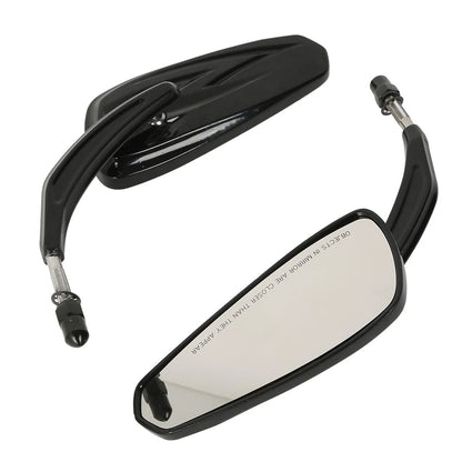 8mm Rear View Mirrors for Harley Sportster XL Softail Touring Models