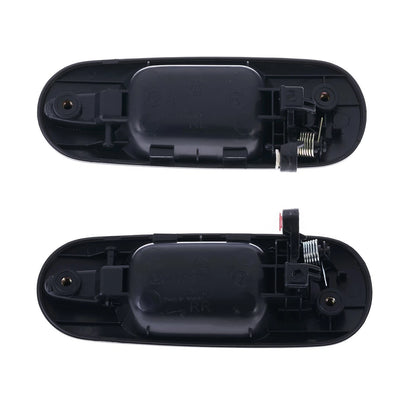 Outer Door Handle Set of 2 for Honda CR-V RD (1997-2001) Black Rear Left & Right