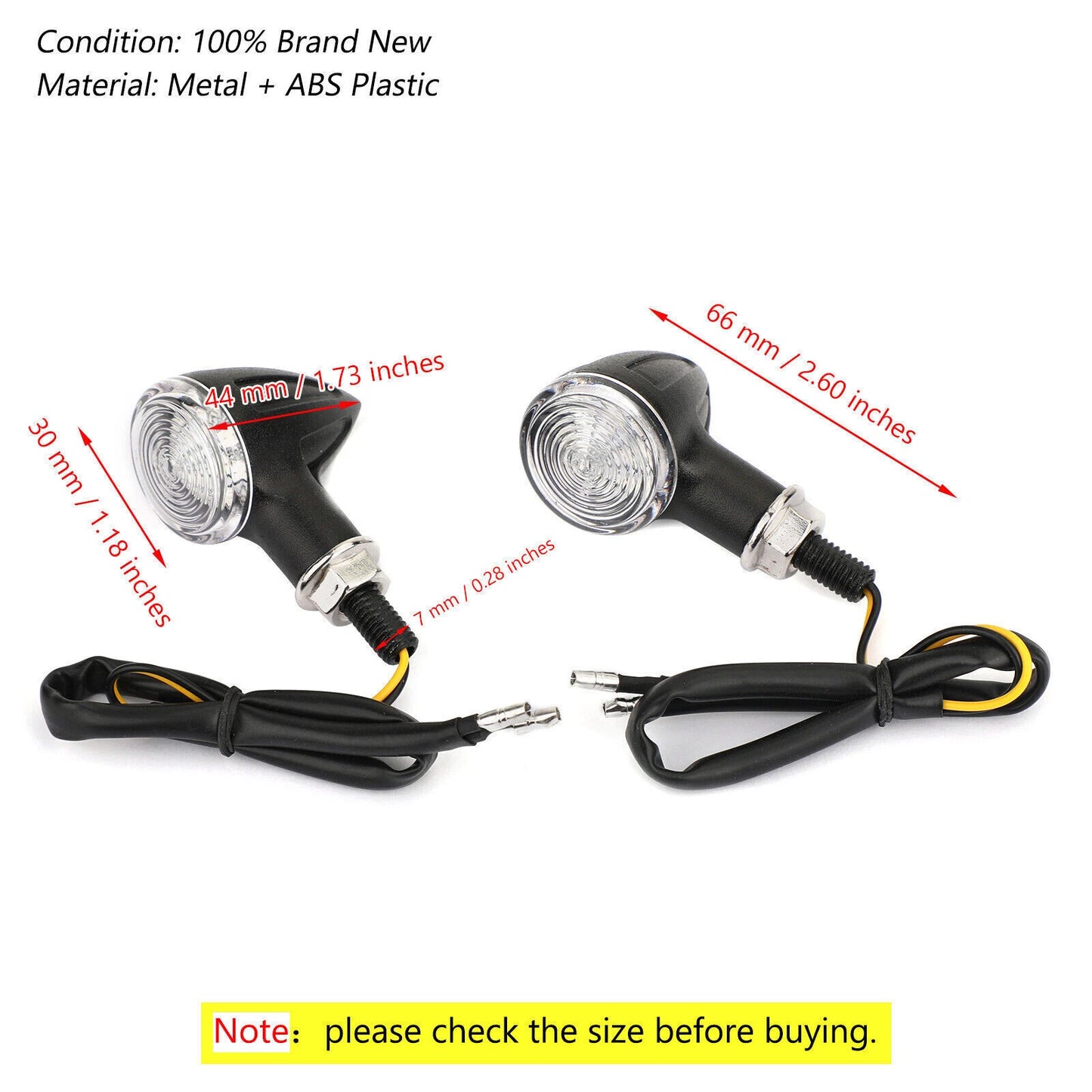 Universal Motorcycle Indicator Turn Signal Light for F3