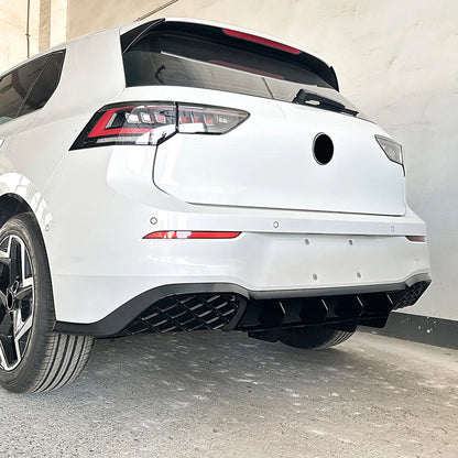 Rear Bumper Diffuser Lip Cover for VW Golf 8.5 Rline (2024-2025)