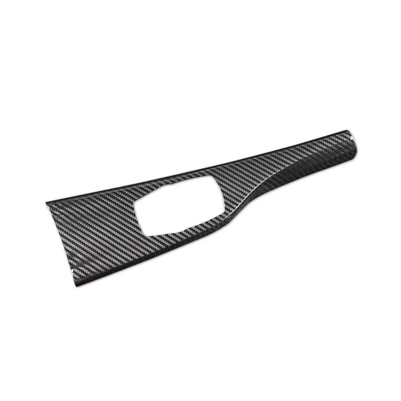 RHD Carbon Fiber Multimedia Panel Cover Fit For BMW F30 F34 Series 3 2013-2018