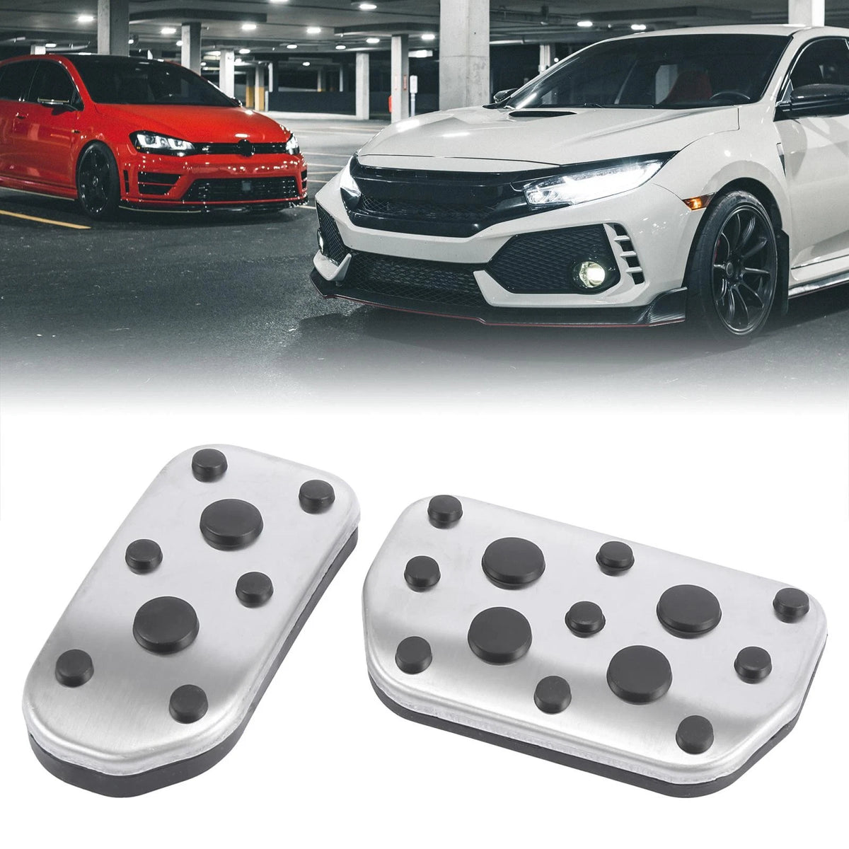 Non-Slip Accelerator Brake Pedal Pads Cover Kit for Lexus NX 200t (2015-2019)
