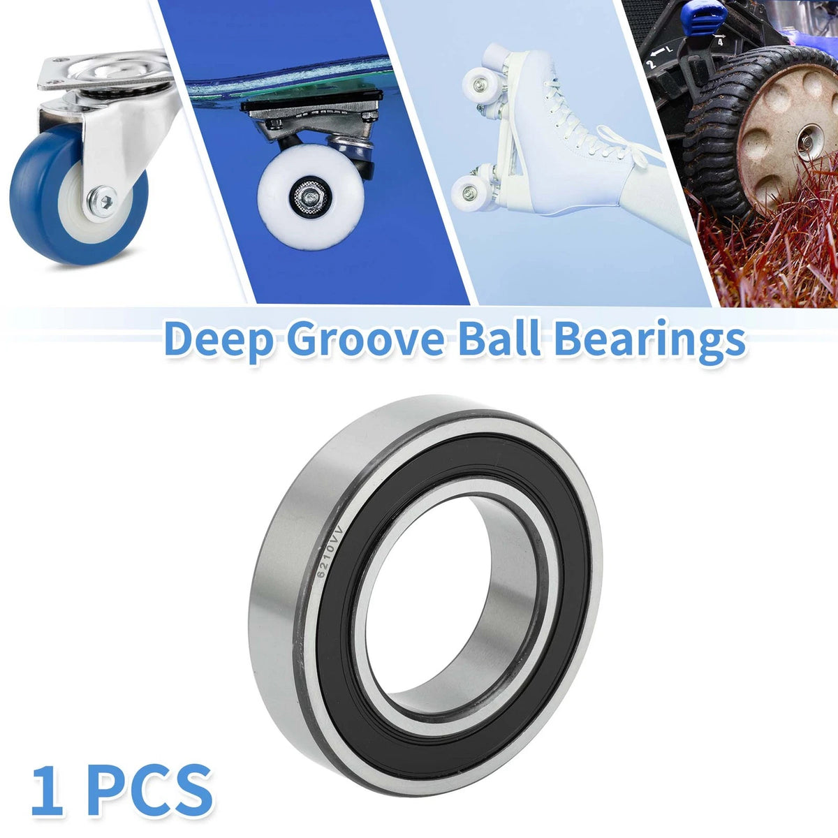 Deep Groove Ball Bearings / 50x90x20mm / Scooter Skateboard Wheel