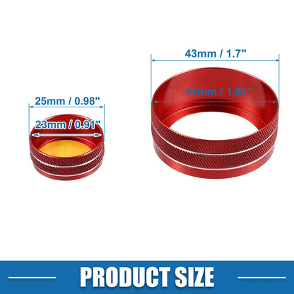Console Multimedia Button Cover for Infiniti Q50 QX50 Red