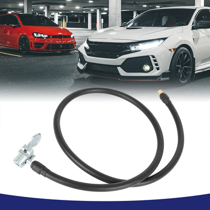 100cm 39.37'' Tire Inflator Pump Hose w/ Lock Air Chuck for Car/Motorcycle