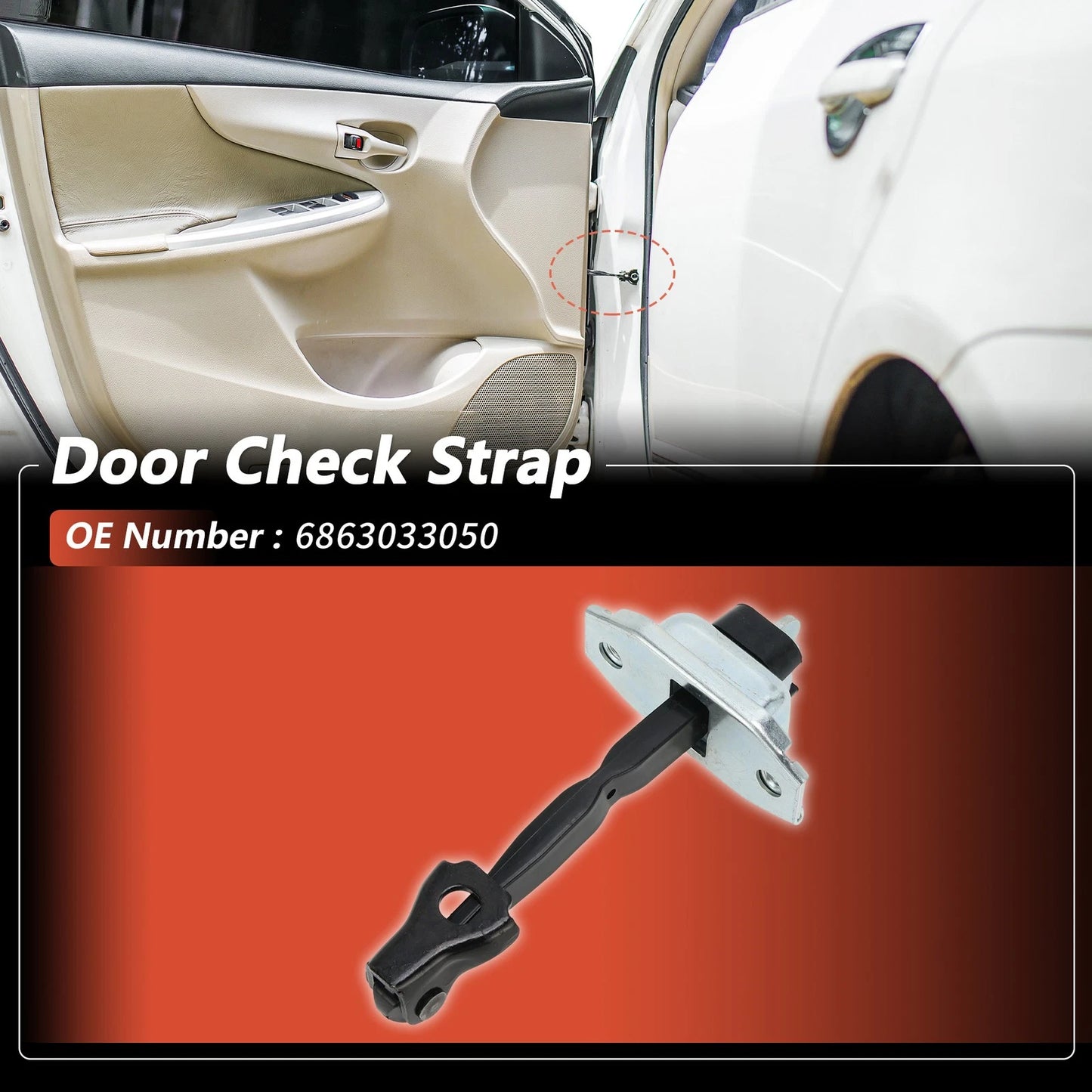 Door Check Strap 1 Pc for Toyota Camry (2002–2006)