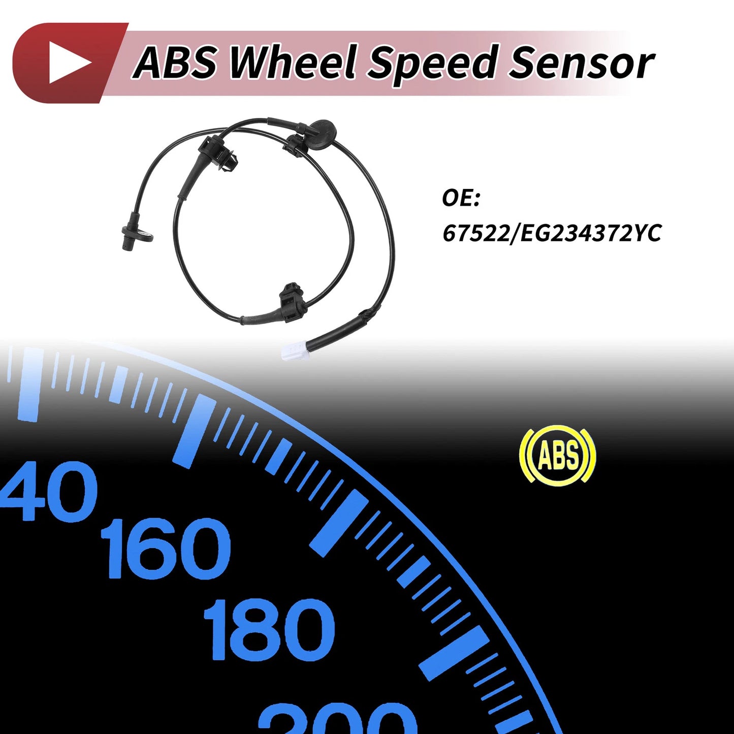 ABS Wheel Speed Sensor for MAZDA CX-7 FWD (2007-2012)
