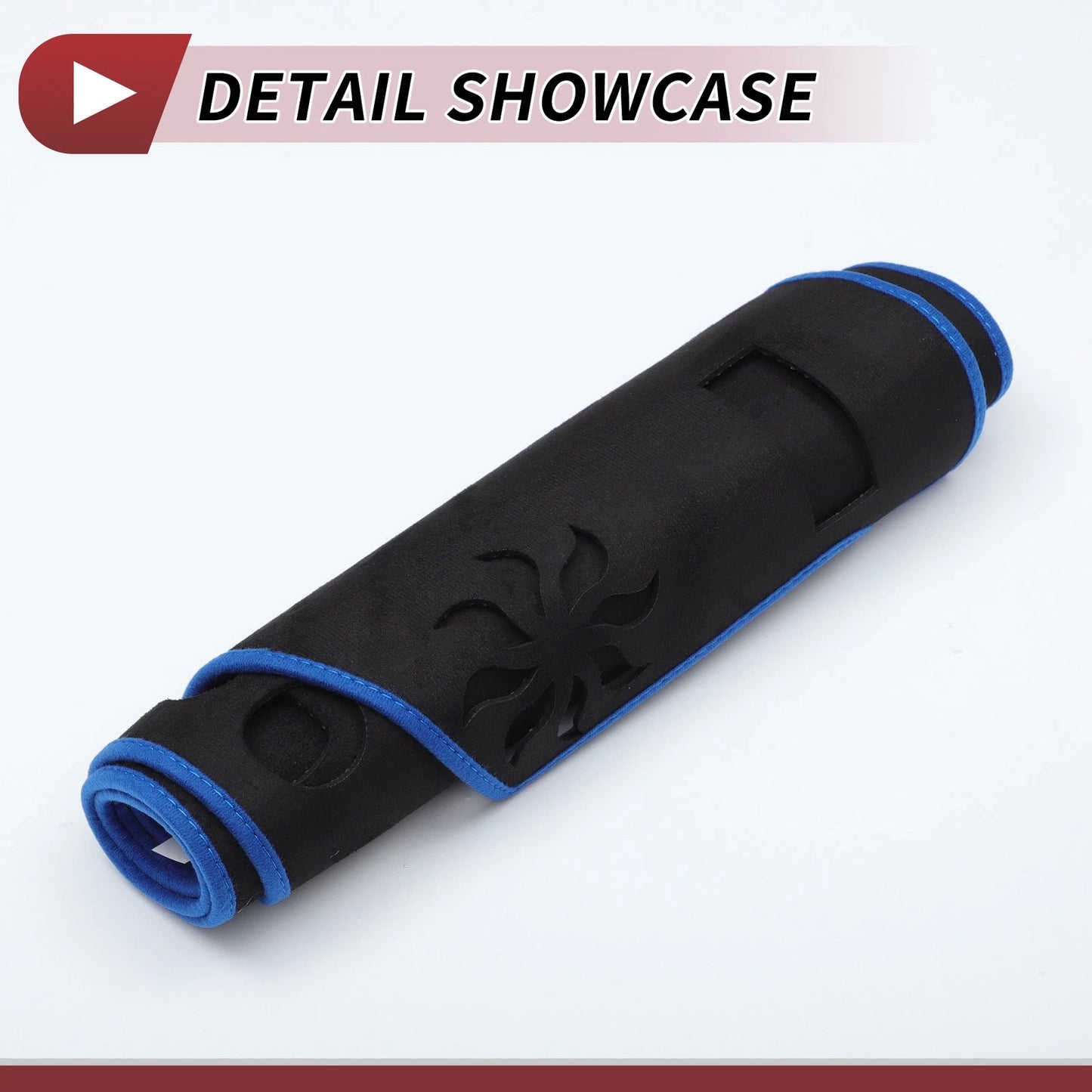 Dashboard Cover Mat for Toyota RAV4 2019-2021 Sun Protector Pad Black Blue